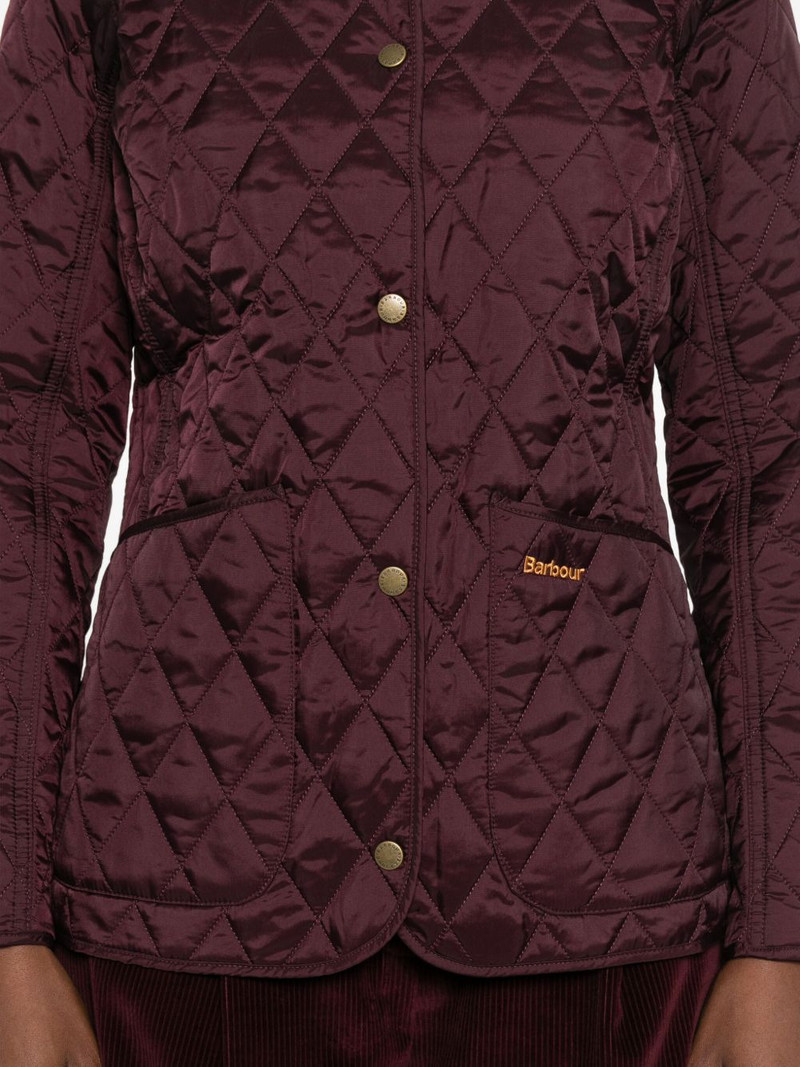 quilted corduroy-collar jacket 5