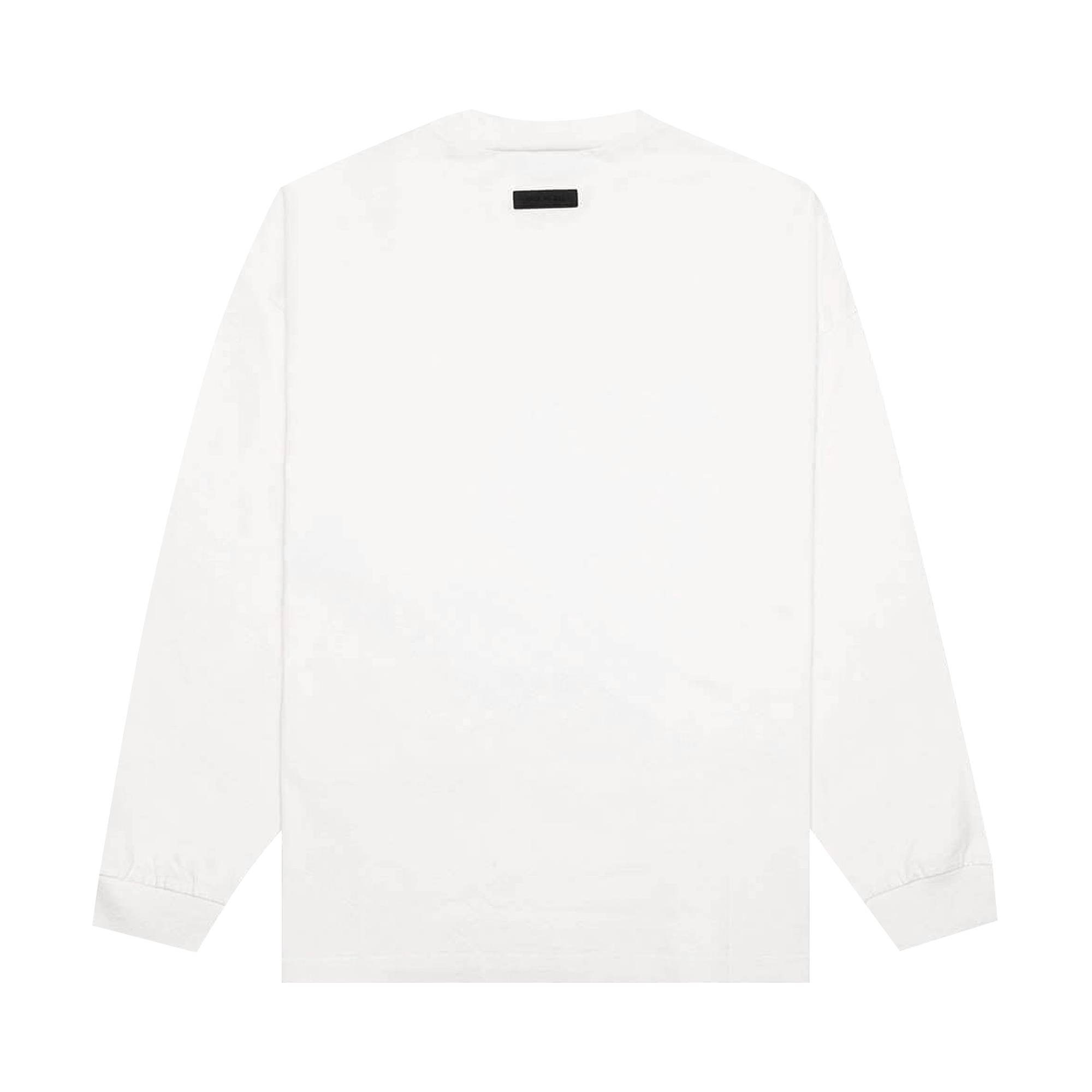 Fear of God Essentials Long-Sleeve Tee 'Cloud Dancer' - 2