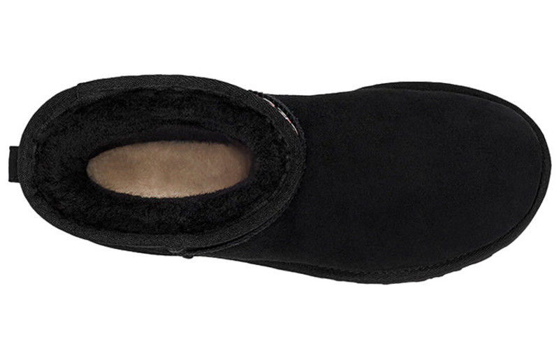 UGG (WMNS) UGG Classic Mini Stud II Rivets Snow Boots Black 1119101-BLK outlook