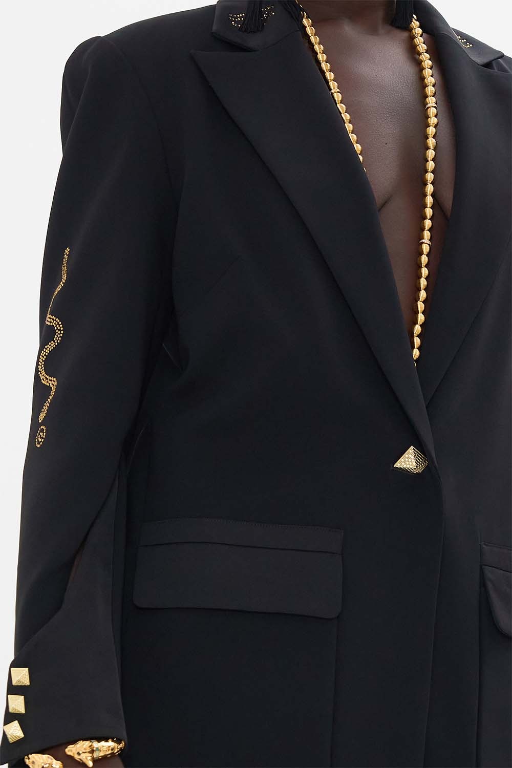 JACKET WITH SLEEVE CUT OUT DETAIL - 6