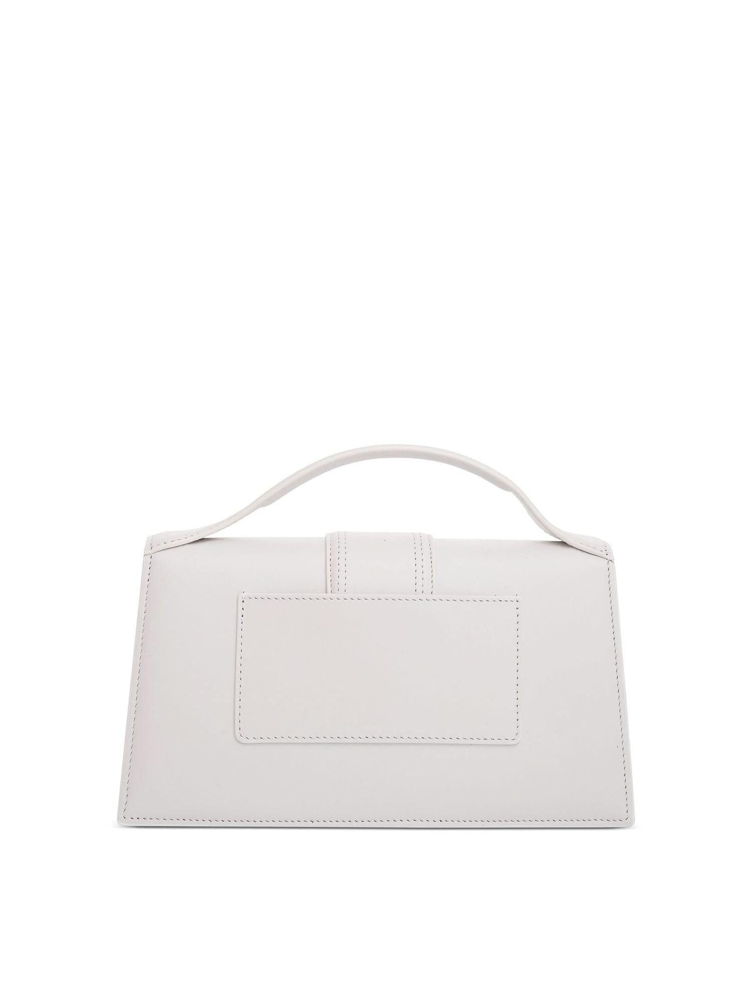 Le Grand Bambino Leather Bag in White - 3