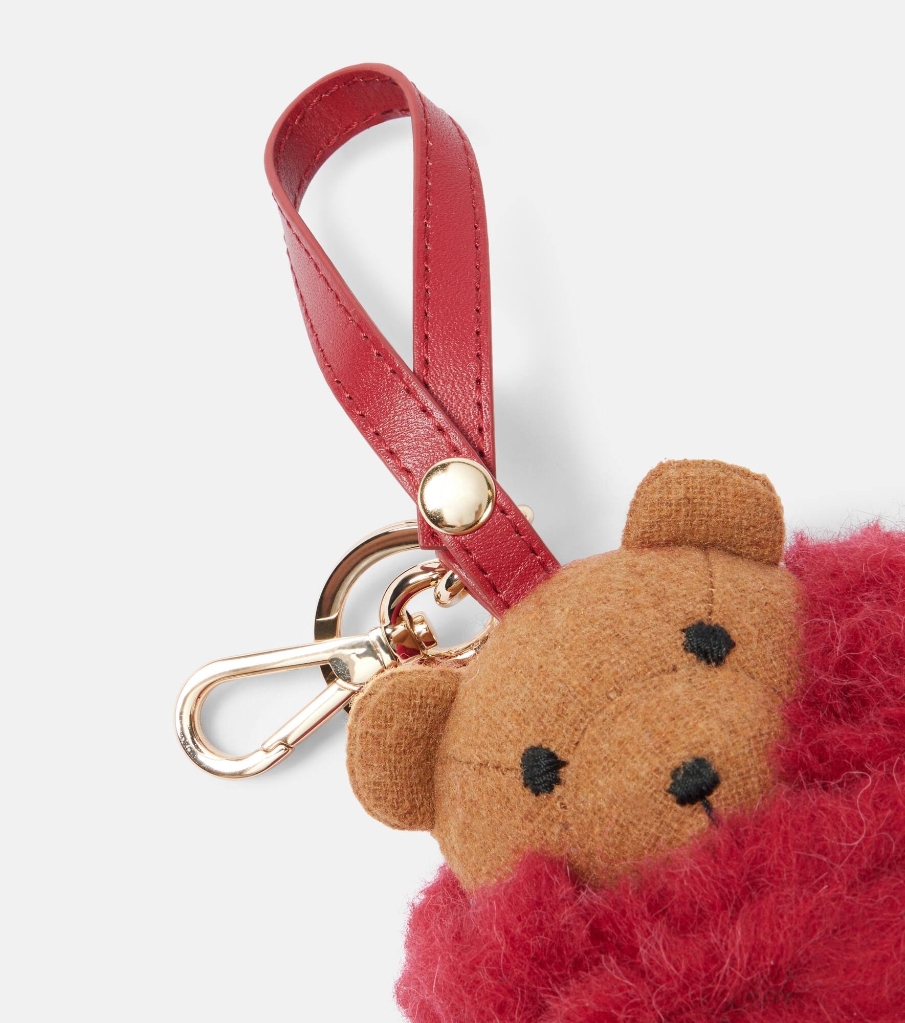 Teak teddy bag charm - 3