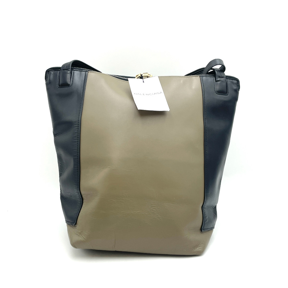 Balenciaga beige two-tone crossbody bag - 10