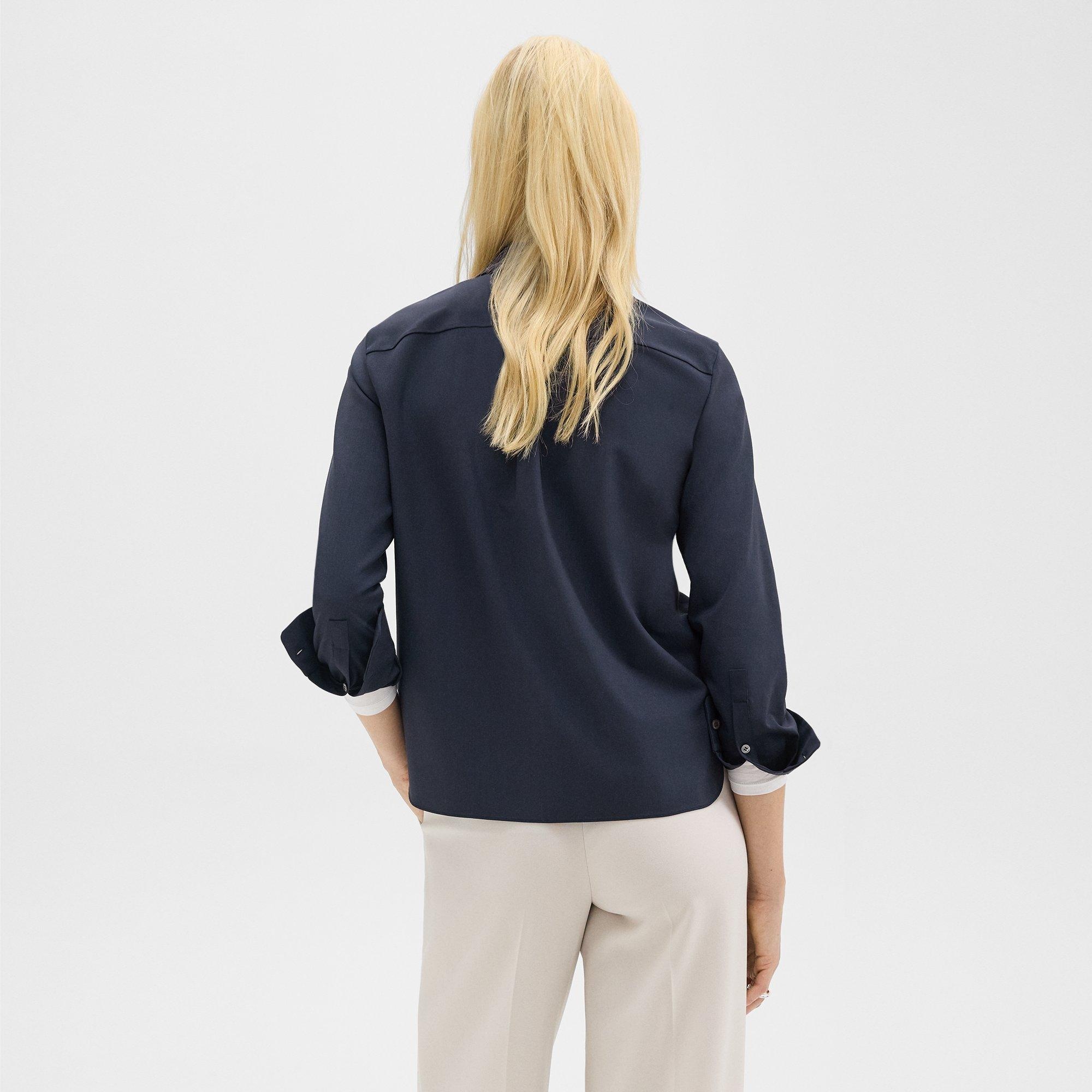 Straight Shirt in Good Wool - 4