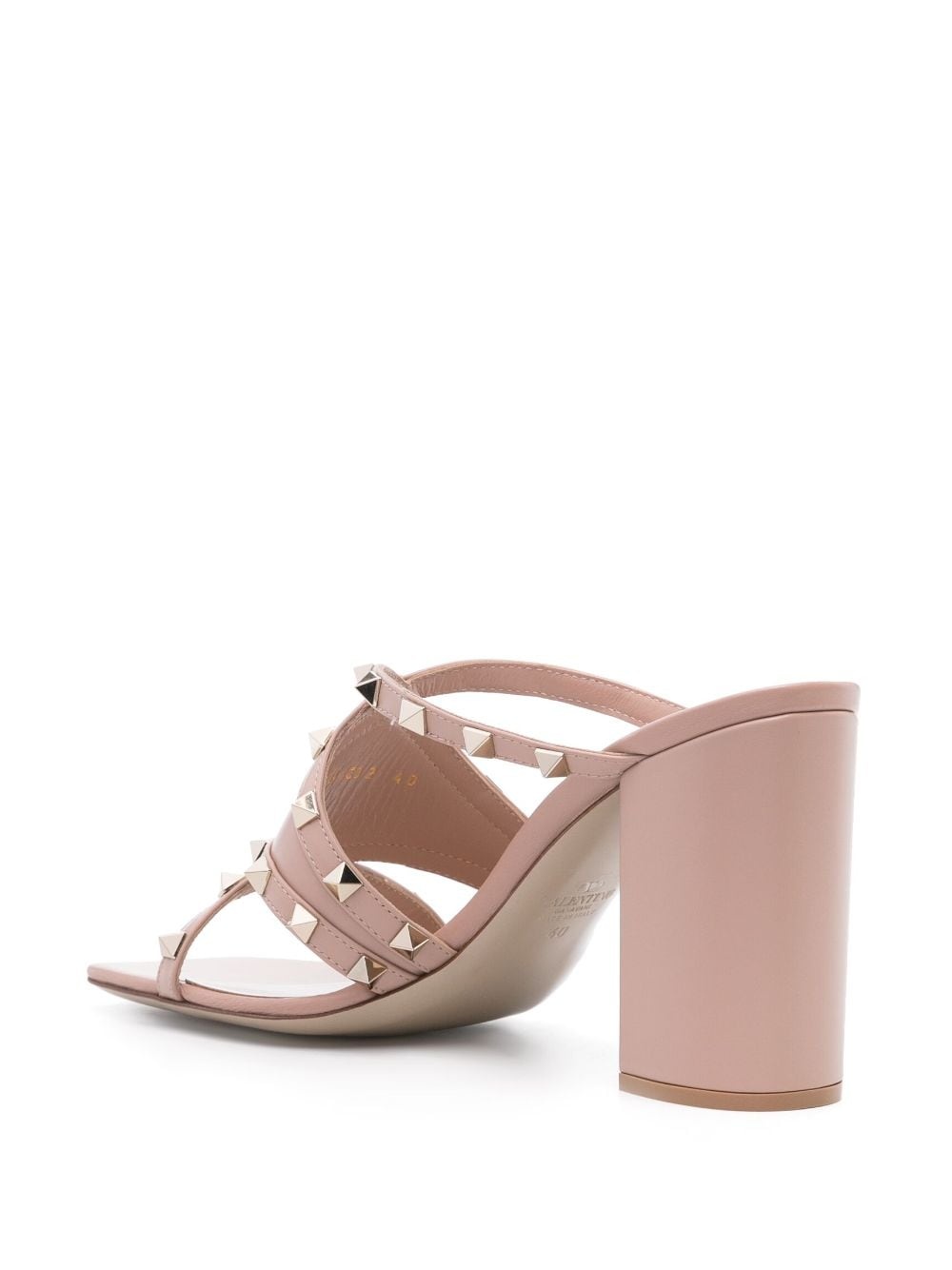 Rockstud 90mm leather sandals - 3