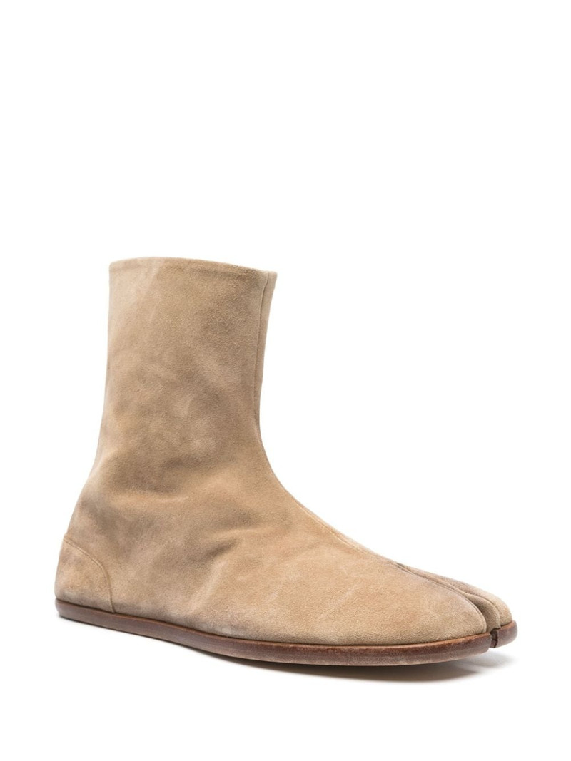 Maison Margiela Tabi suede boots outlook