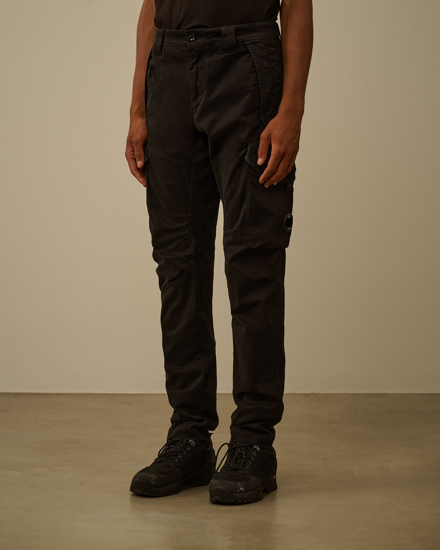 Stretch Sateen Ergonomic Lens Cargo Pants - 3