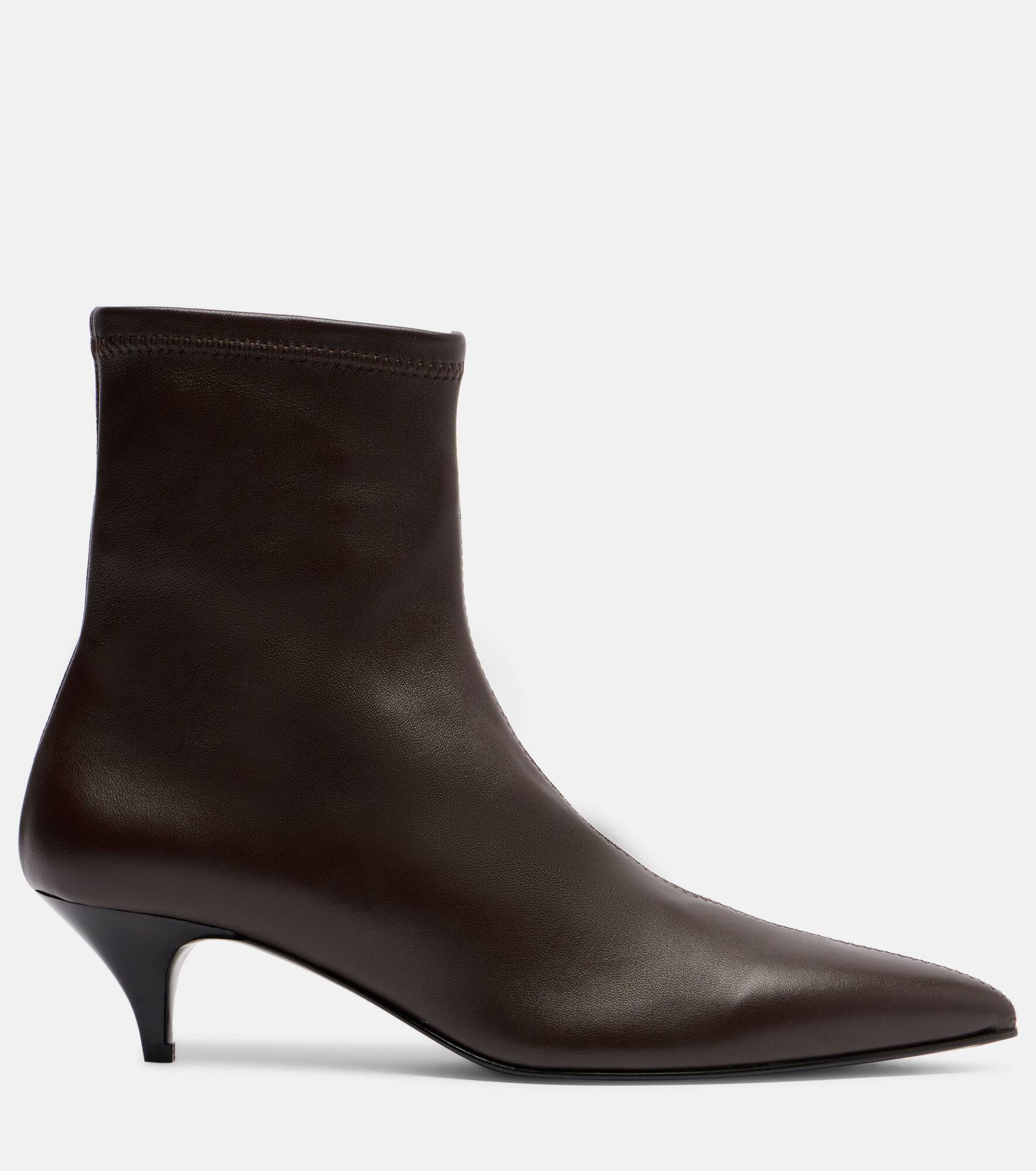 Ophelia leather ankle boots - 4
