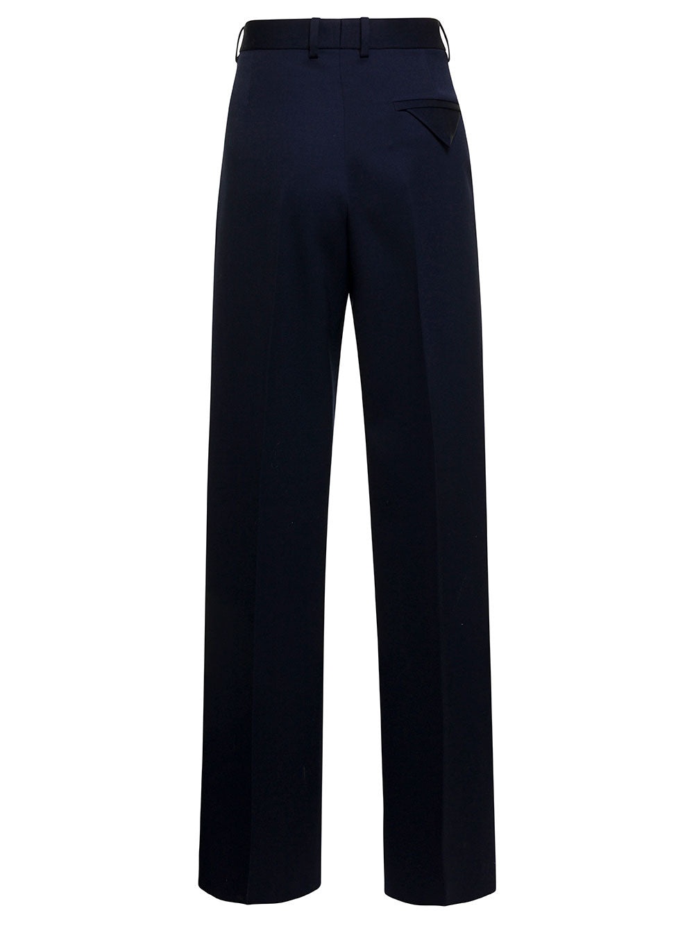 Bottega Veneta Women Blue Tailored Pants In Wool Woman - 2