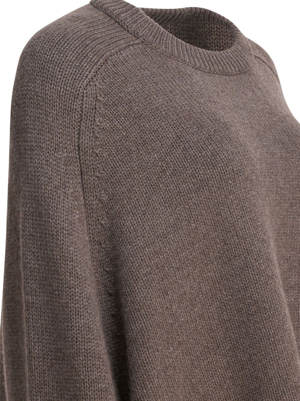 cashmere cropped sweater - 4