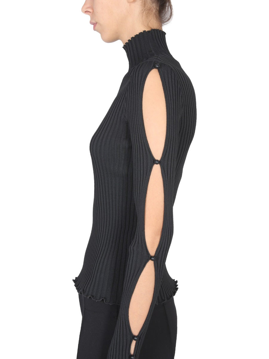 Bottega Veneta Women Maglia A Collo Alto - 3