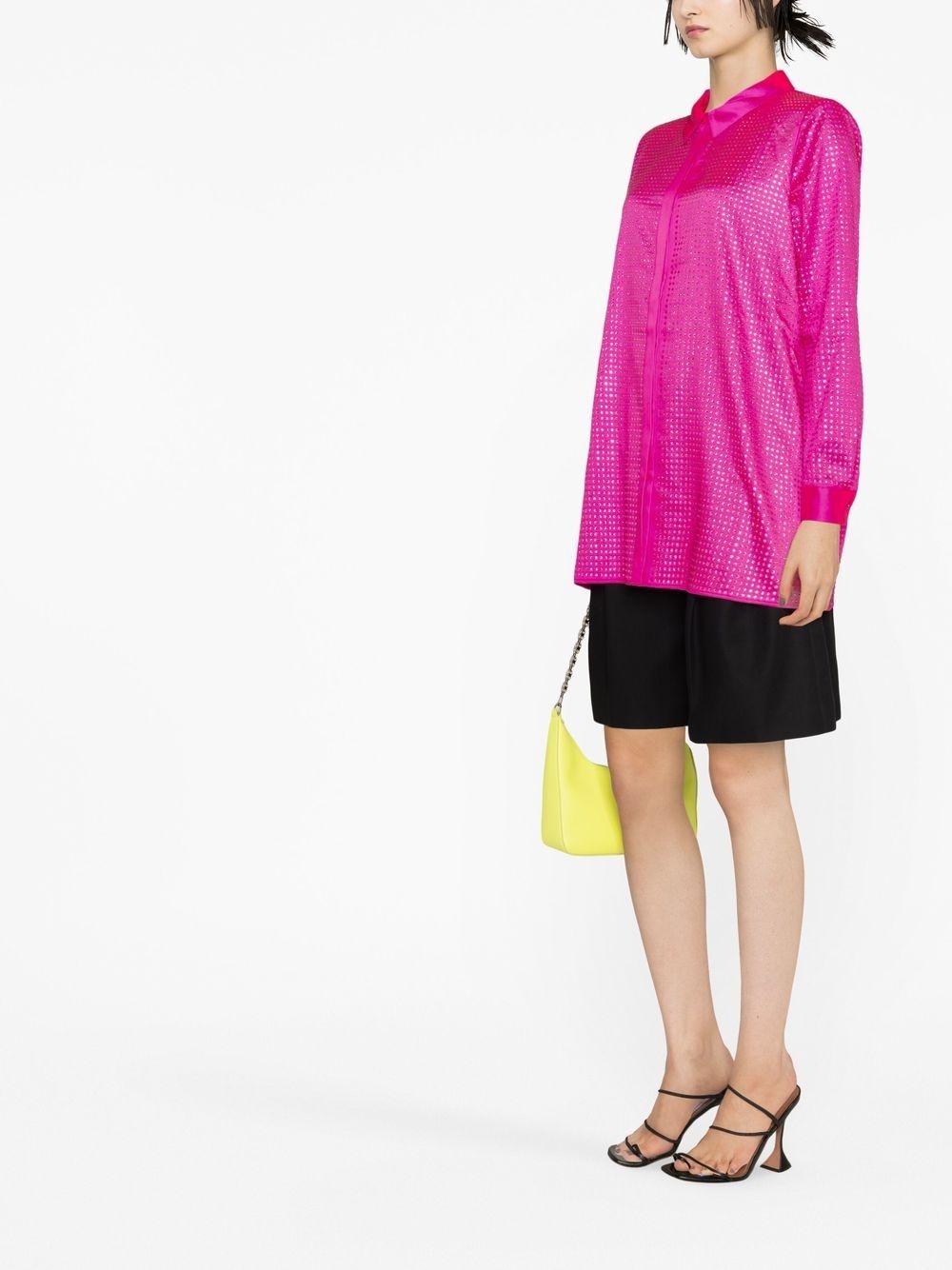 rhinestone-embellished long-sleeved shirt - 4