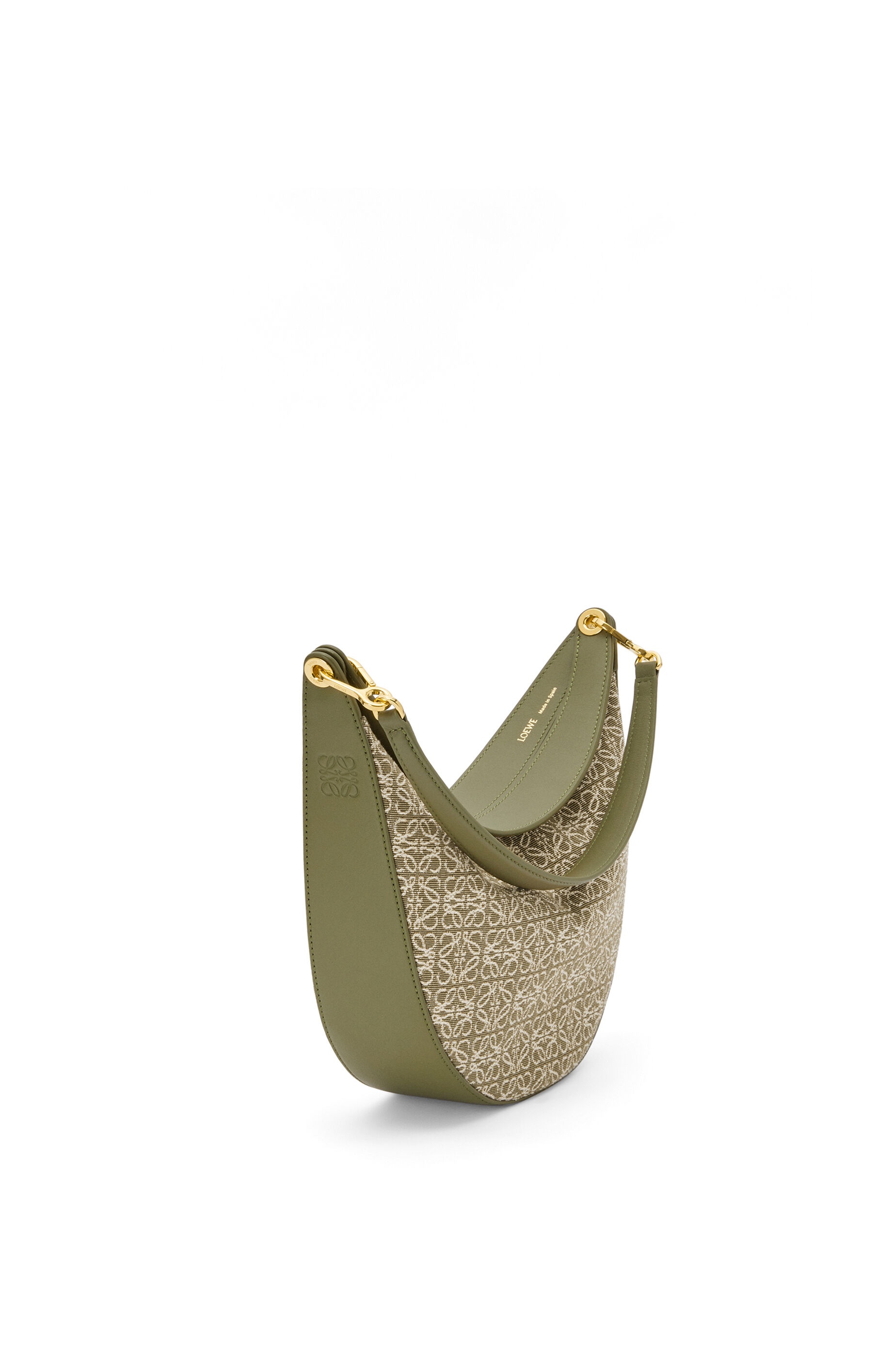 LOEWE Luna bag in Anagram jacquard and classic calfskin - 4