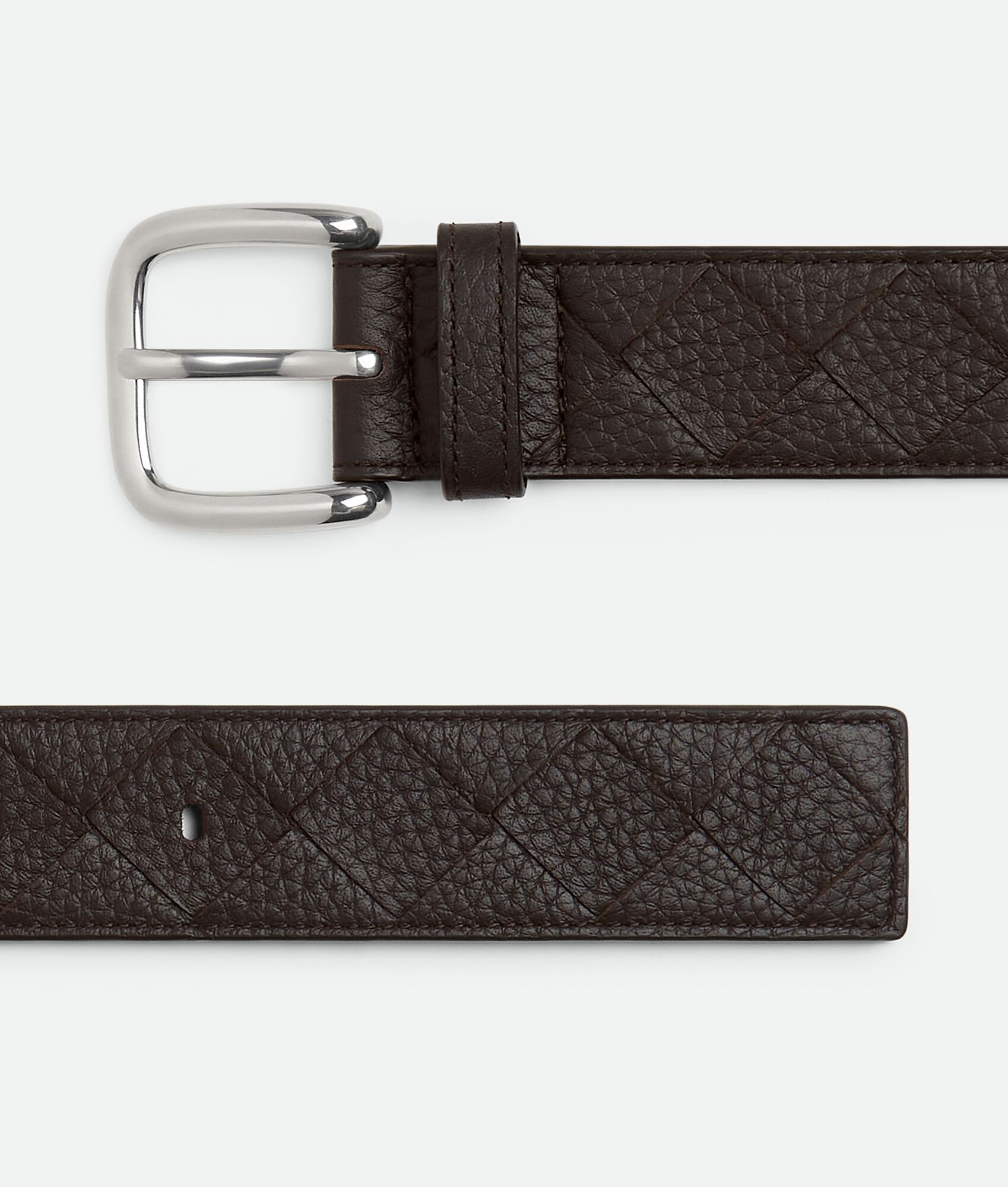 Intrecciato Taurillon Belt - 4