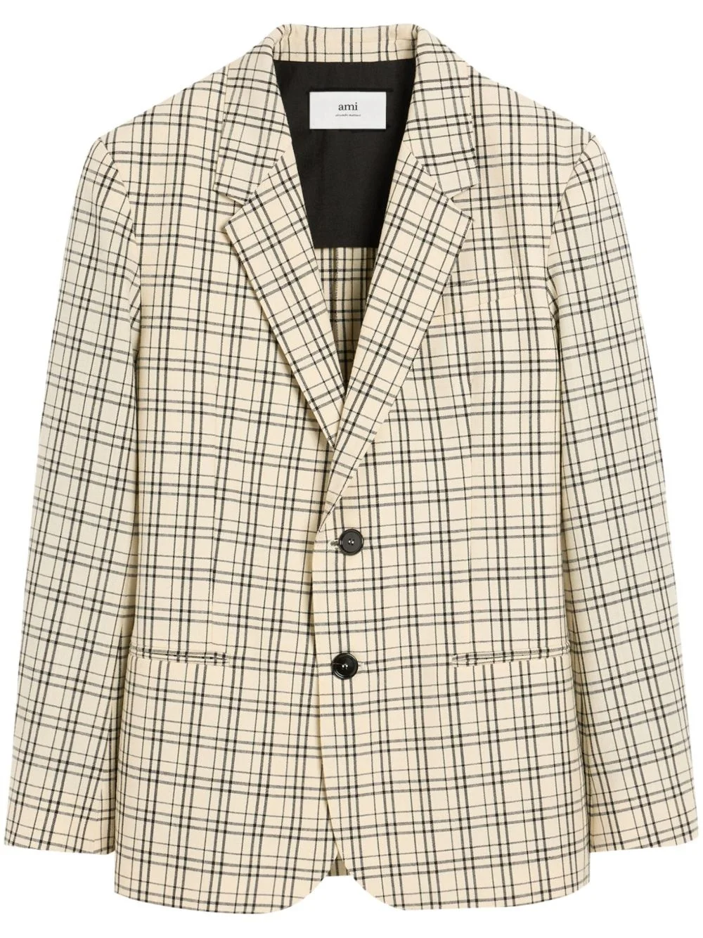 checkered blazer - 1