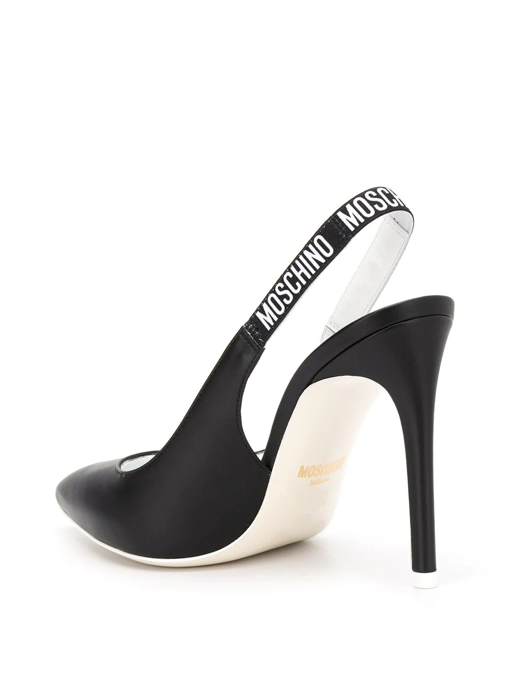 logo strap pumps - 3