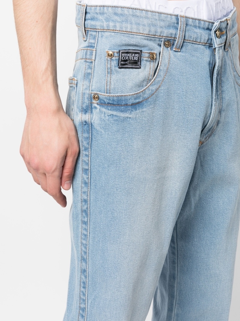 low-rise wide-leg jeans - 5