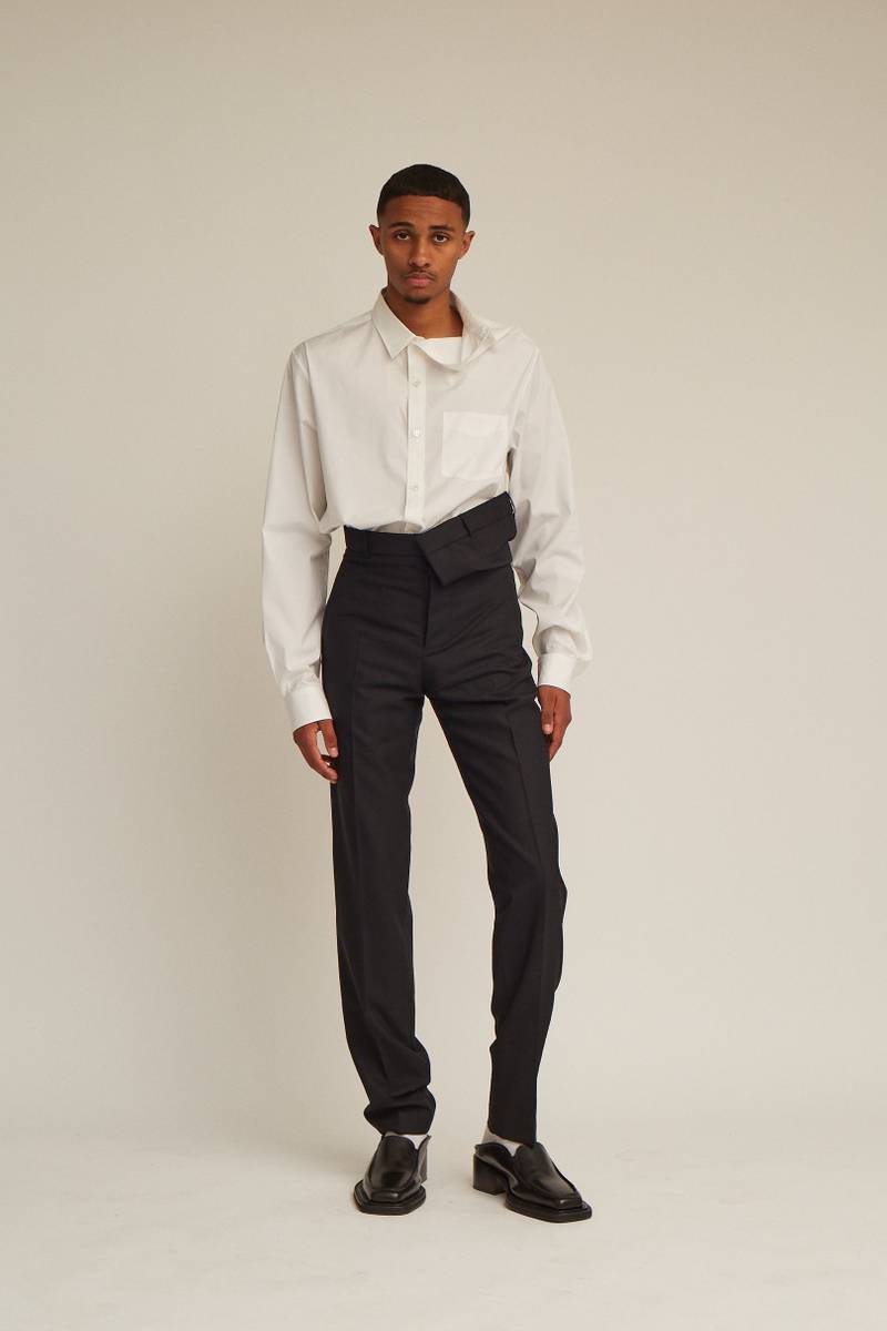 Classic Asymmetric Waist Trouser 4