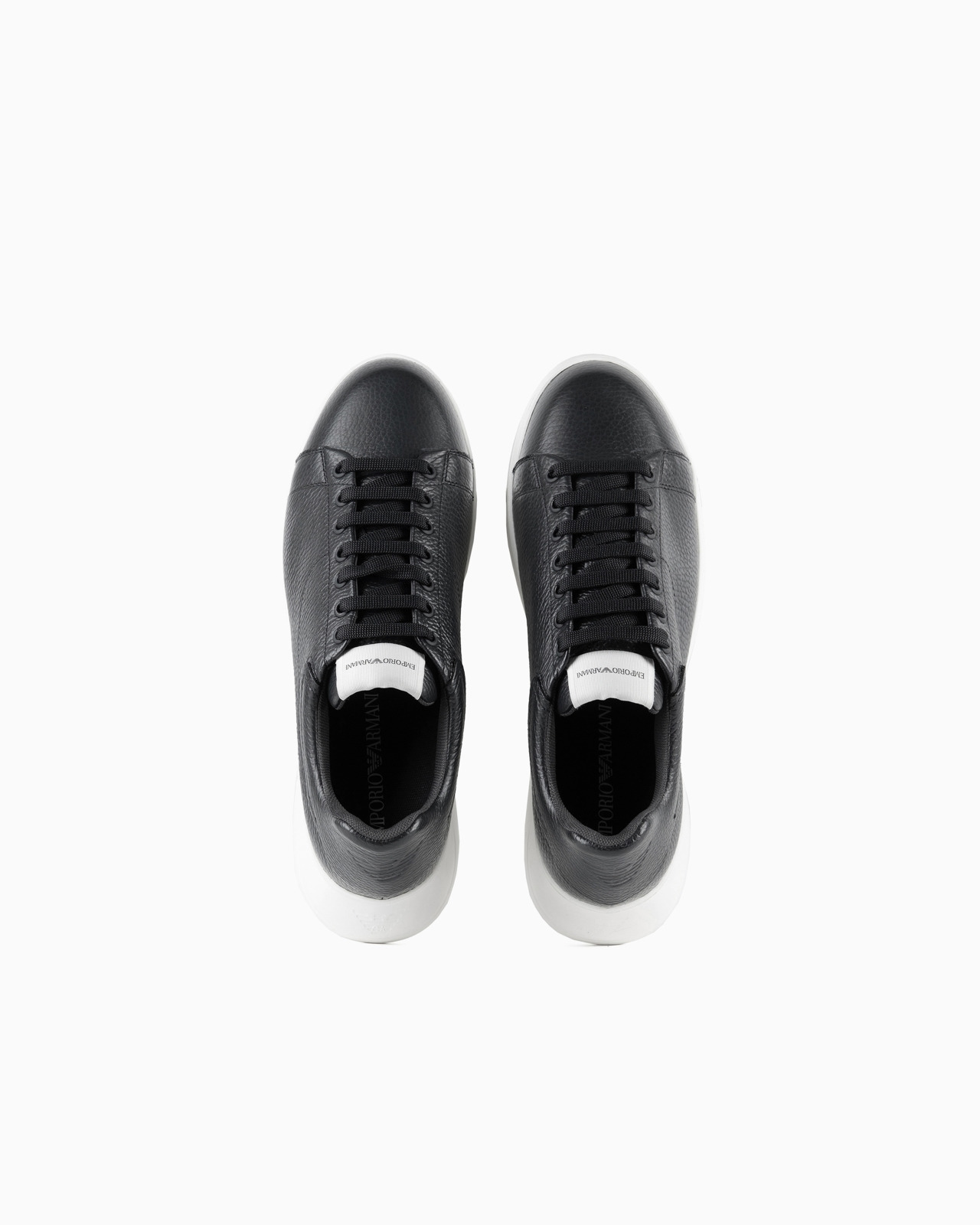 Tumbled leather sneakers - 3