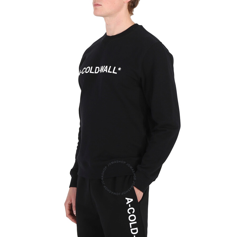 A Cold Wall Men's Black Essential Logo Crew Sweater - 4