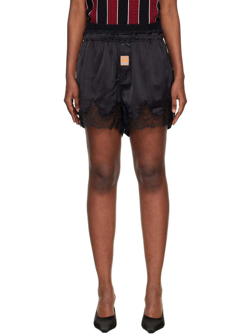 Black French Knickers Shorts - 1