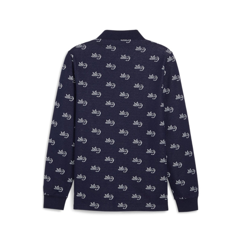 PUMA PUMA x Noah Jacquard Polo Shirt 'Navy' 623863-06 outlook