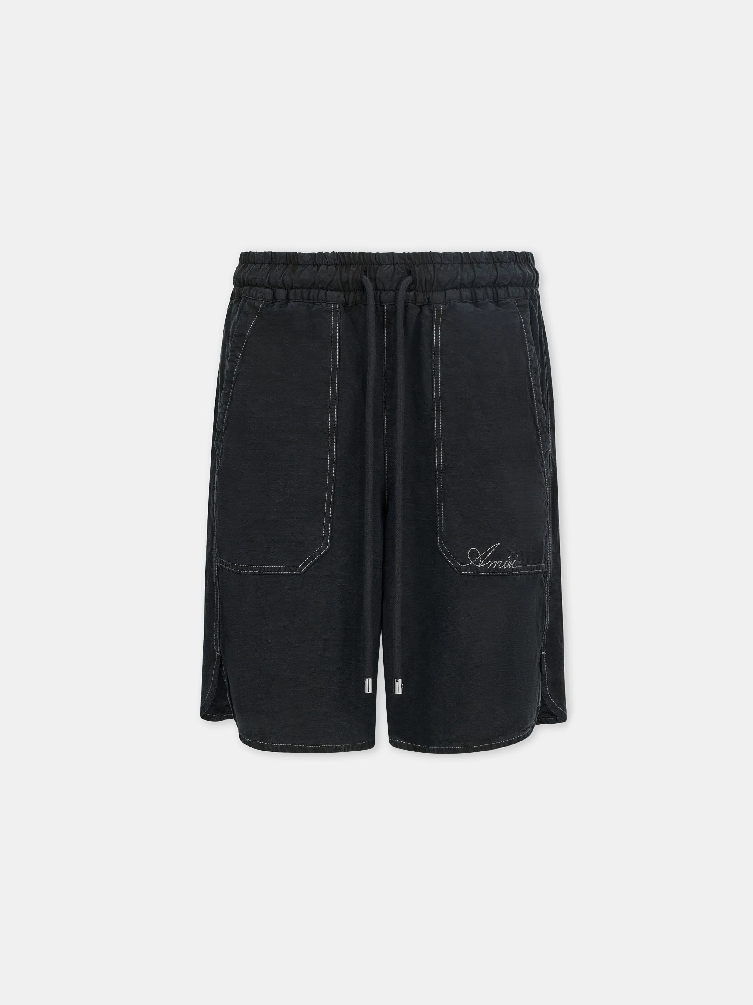 SCRIPT LINEN GD SHORT - 1