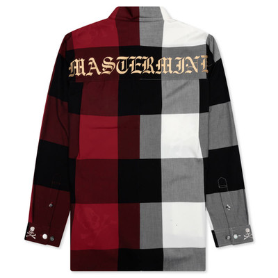 mastermind JAPAN SHIRT - RED/WHITE outlook