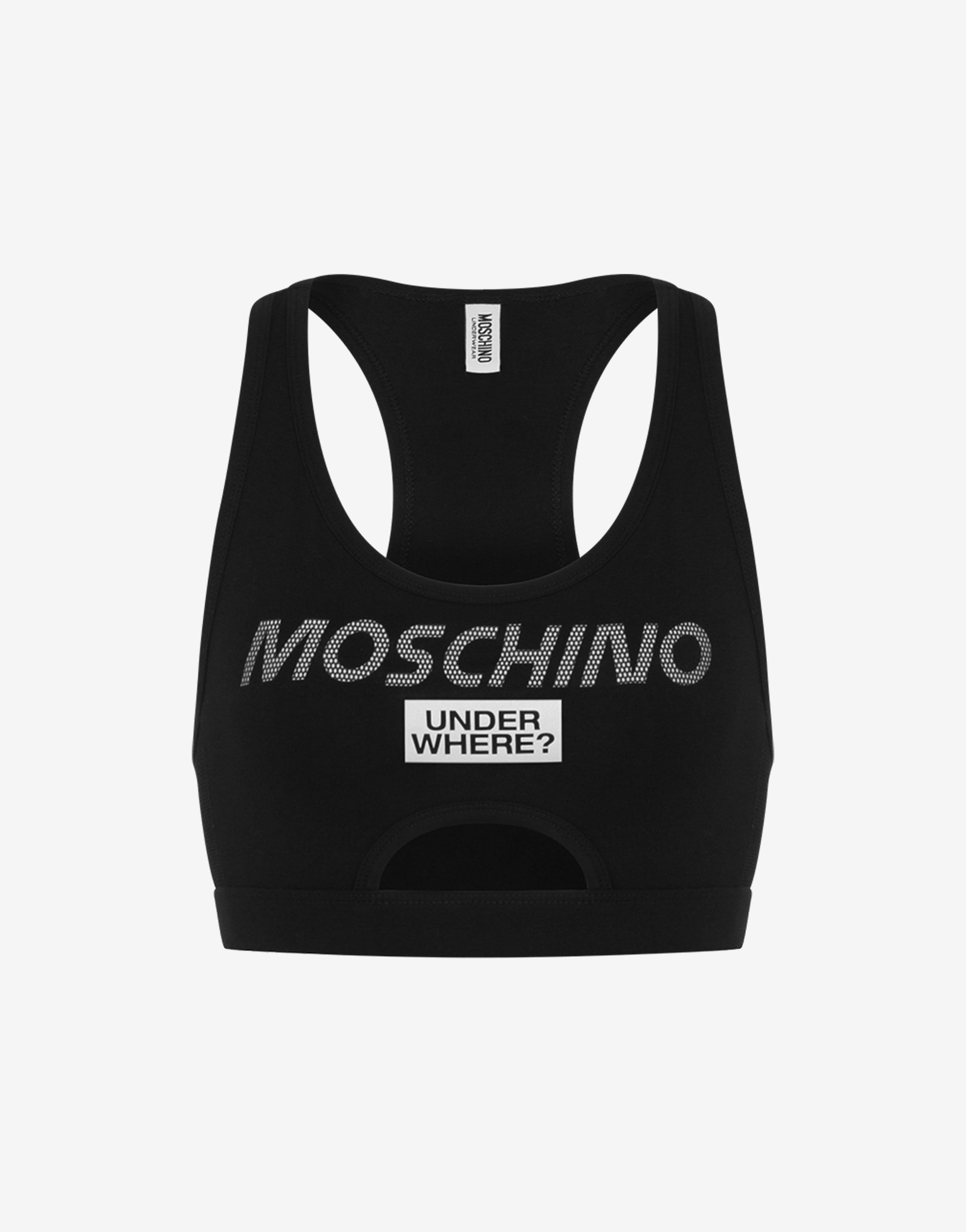STRETCH JERSEY SPORTS TOP MESH LOGO - 1