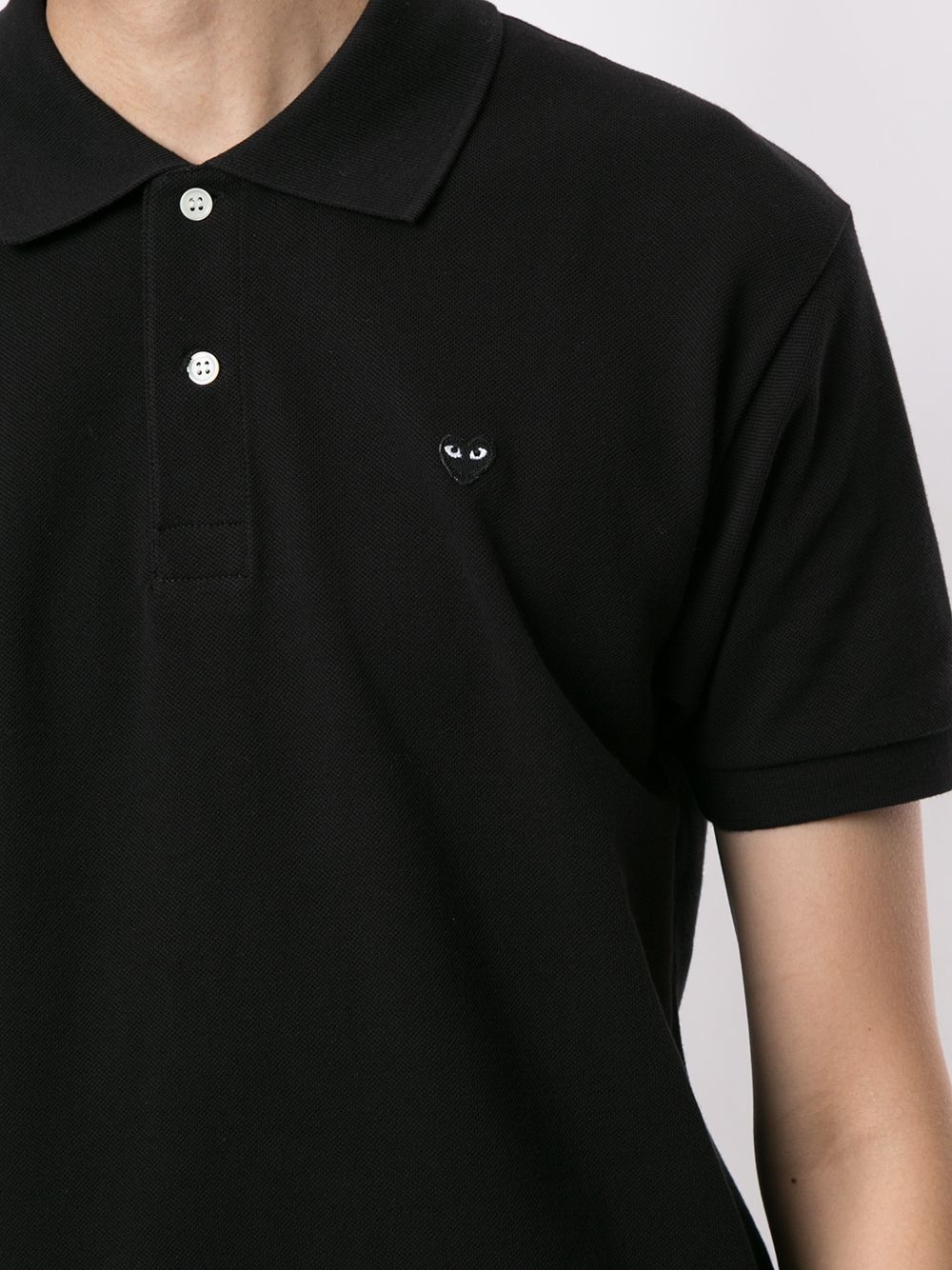 embroidered logo polo shirt - 5