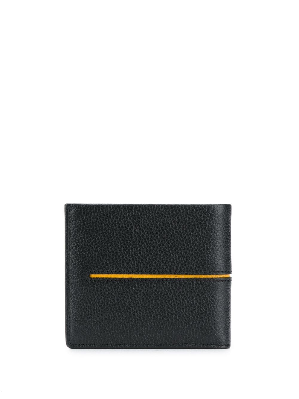 colour-contrast stitched wallet - 2