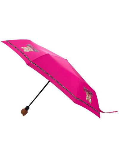 Moschino teddy bear-print umbrella outlook