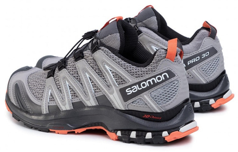 SALOMON (WMNS) SALOMON XA PRO 3D W 'Grey Black Orange' 409776 outlook