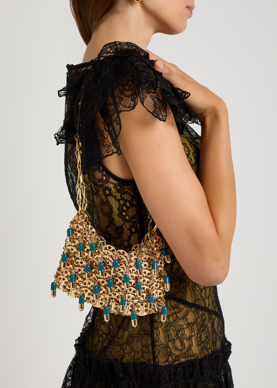 Rabanne 1969 Nano Pill Embellished Disc Shoulder bag - 5