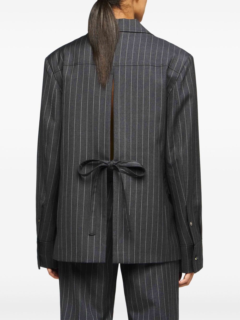 open-back blazer - 4