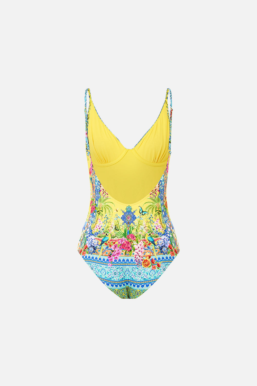 V NECK UNDERWIRE ONE PIECE WITH SCOOP BACK - 7