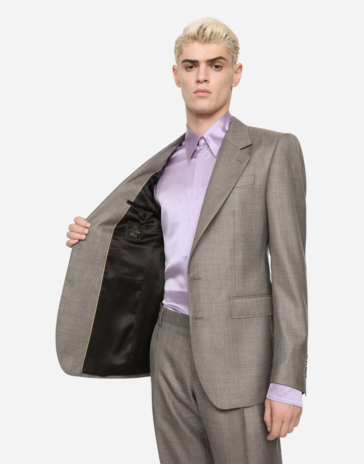 Wool and cashmere Sicilia-fit suit - 5