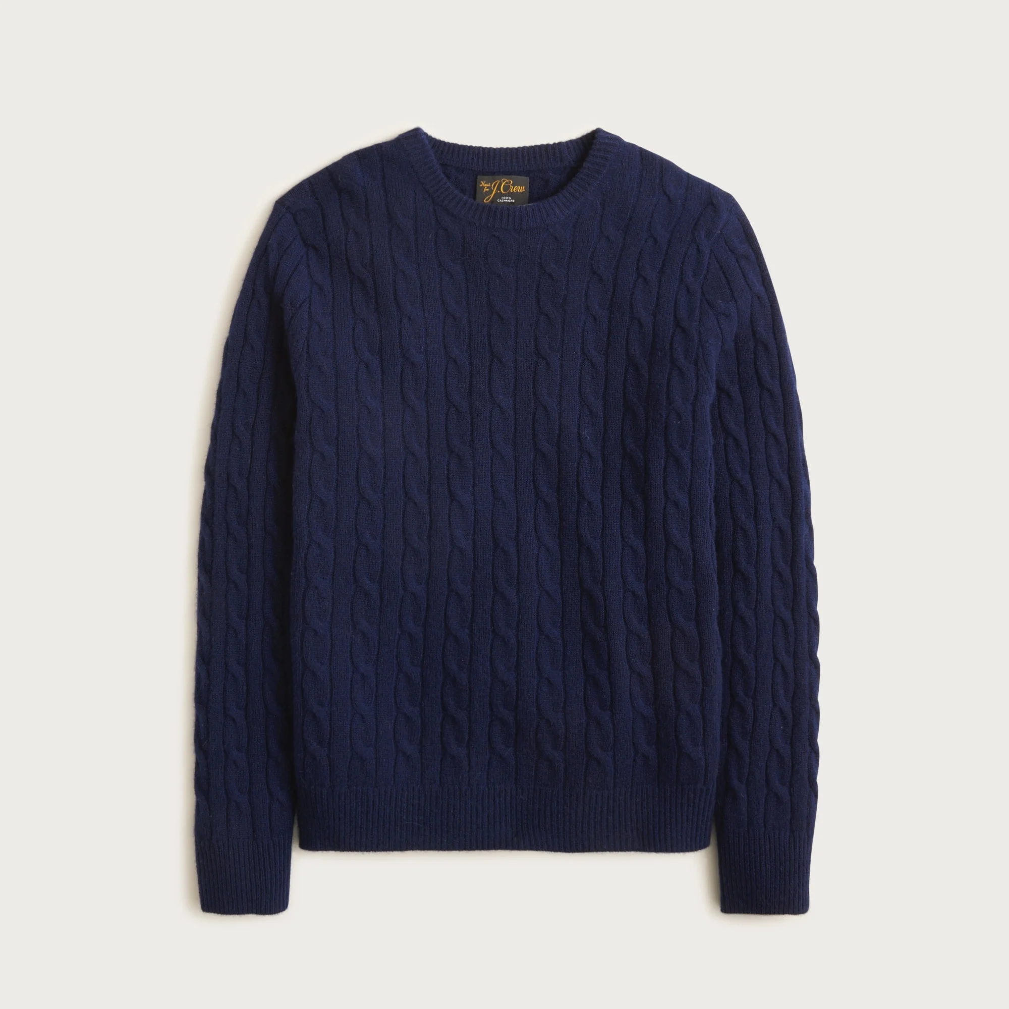 Cashmere cable-knit sweater - 1