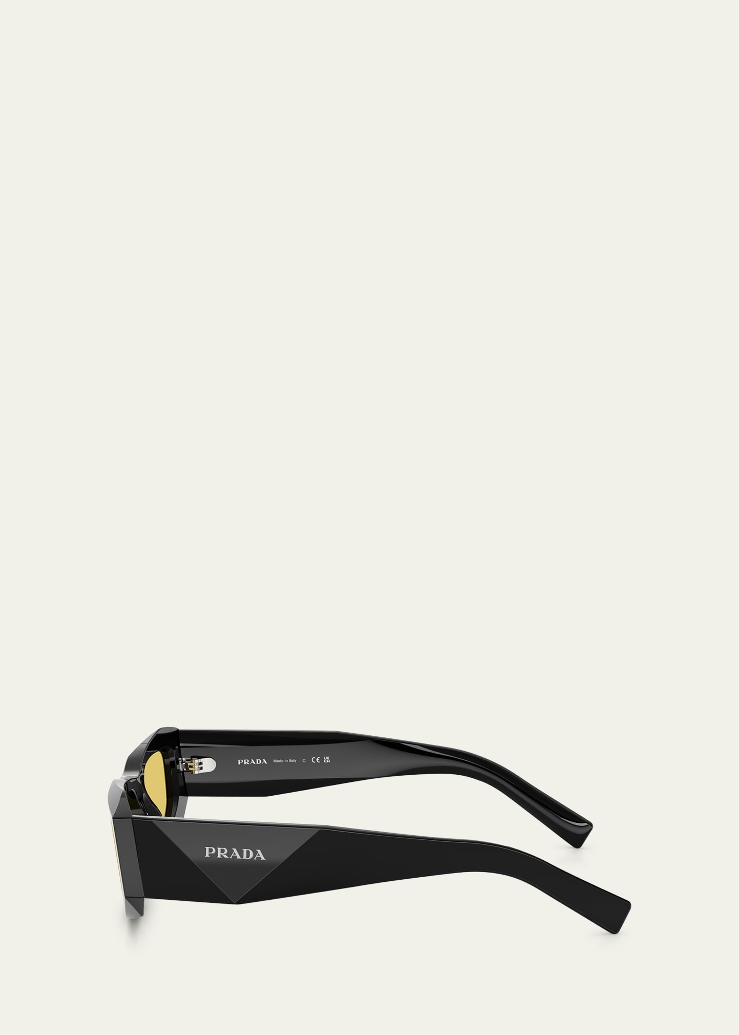 Men's 0PR B19SF Acetate Rectangle Sunglasses - 3