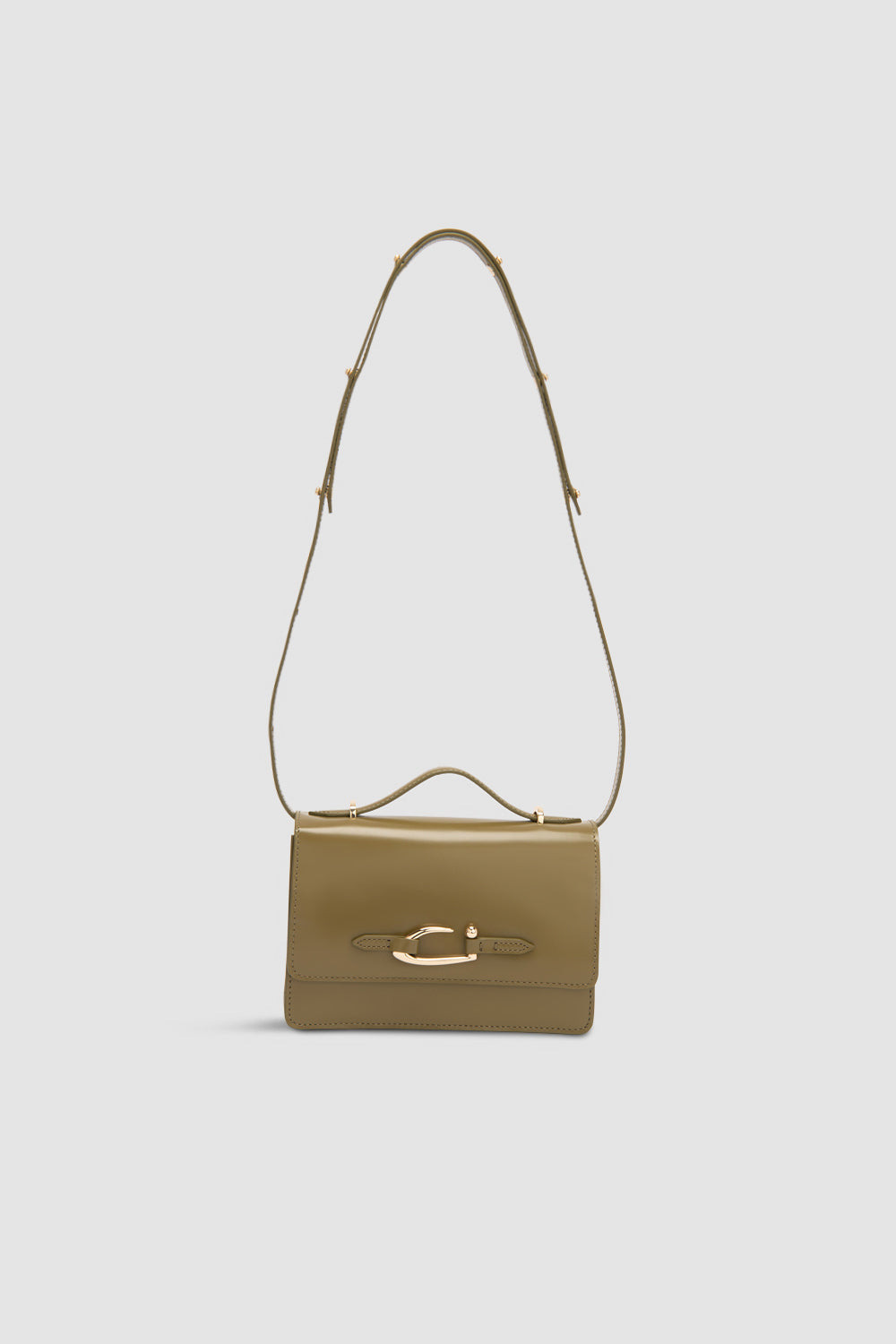 Nara Mangrove Semi Patent Leather Crossbody Bag - 3