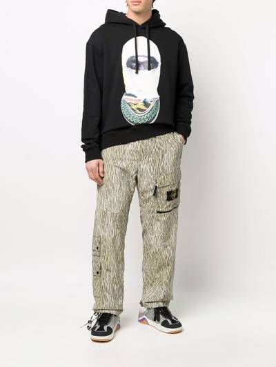 ih nom uh nit graphic print hoodie outlook