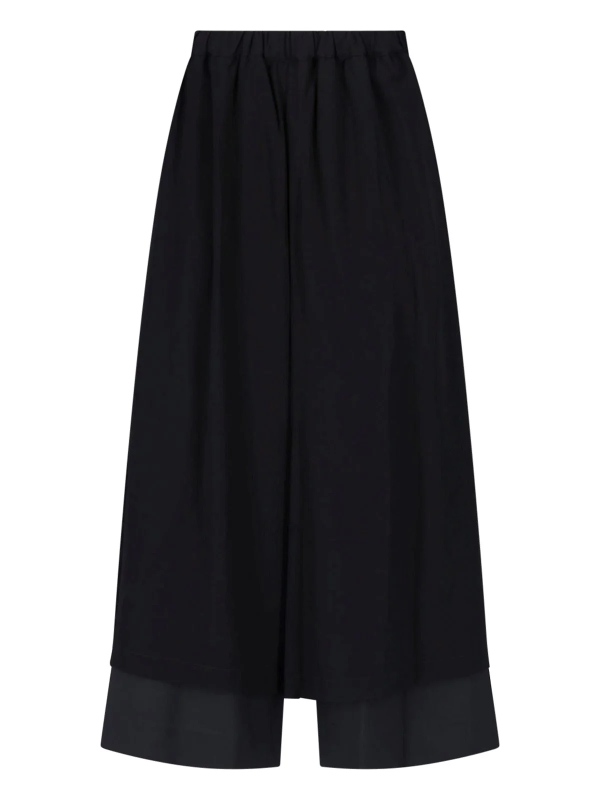 LAYERED WOOL SKIRT - 1