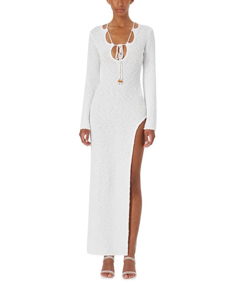 CASABLANCA Cut Out Boucle Sheer Dress outlook