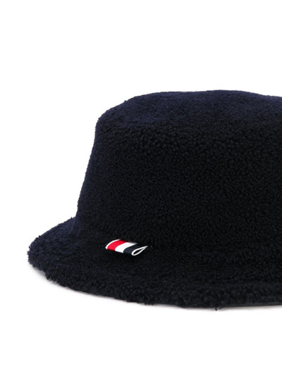 Thom Browne shearling bucket hat outlook