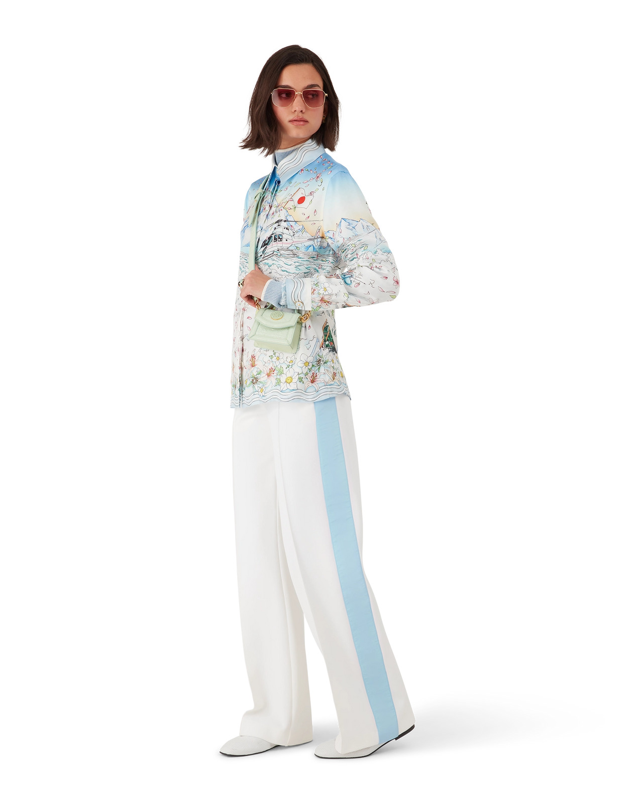 L'Hiver Fleuri Long Sleeve Silk Twill Shirt | Casablanca Paris - 2