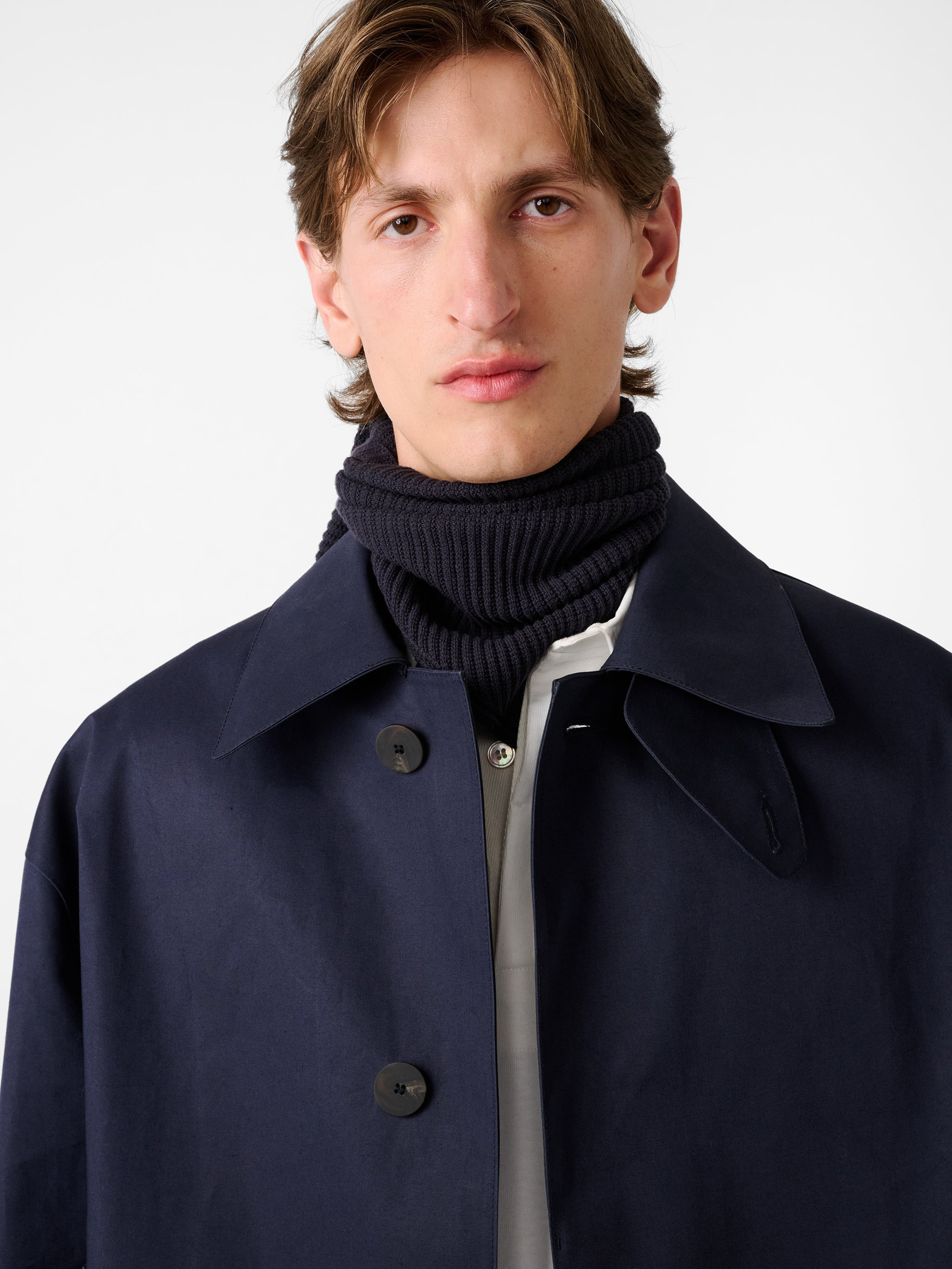 SN x Mackintosh Teviot Short Mac Coat - 8