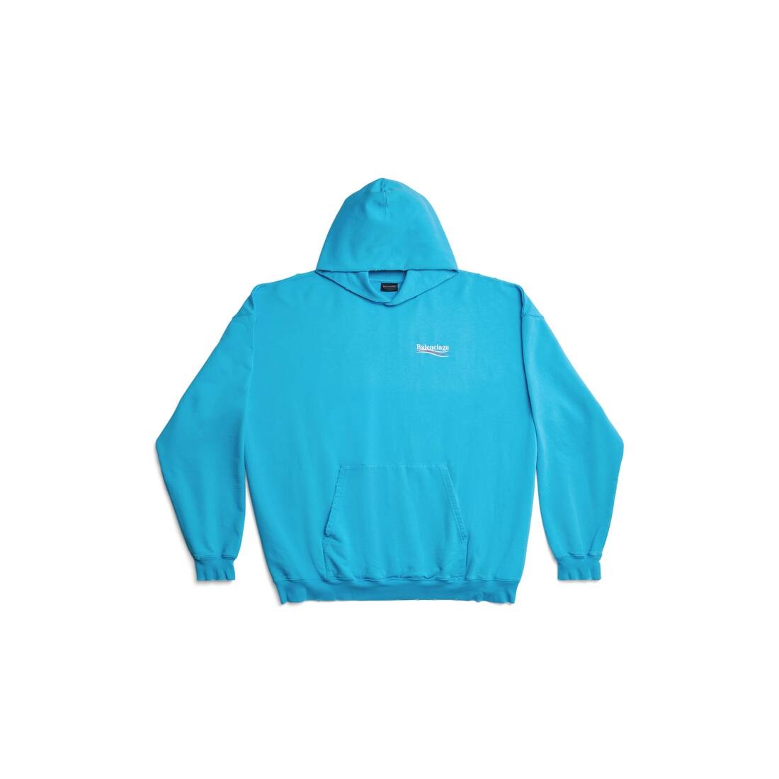 Political Campaign Hoodie Large Fit in Blue Sky - 1