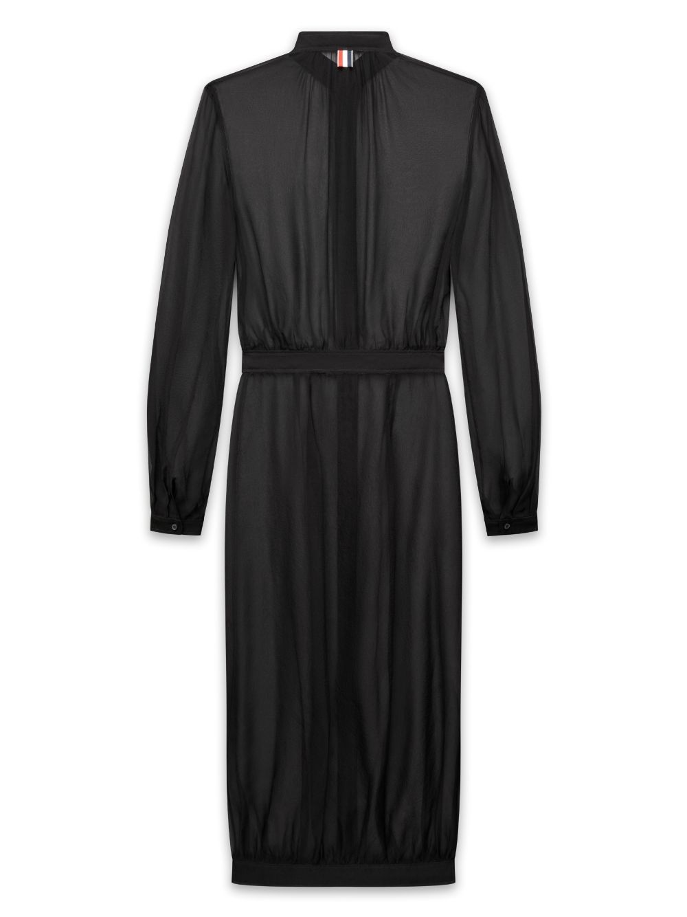 semi-sheer midi dress - 7