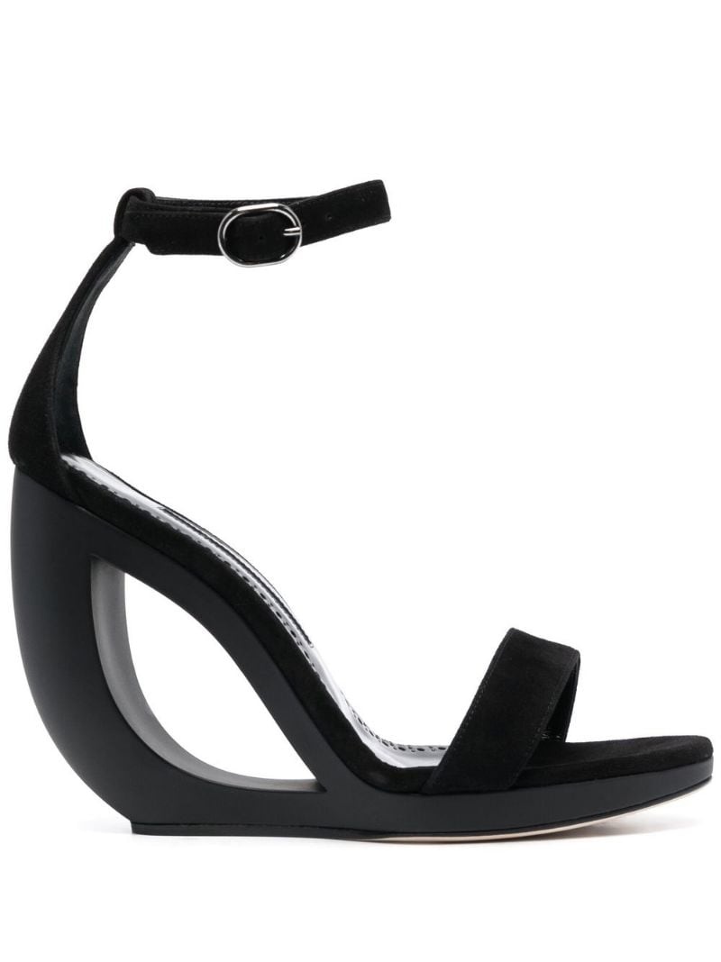 90mm ankle-strap detail sandals - 1