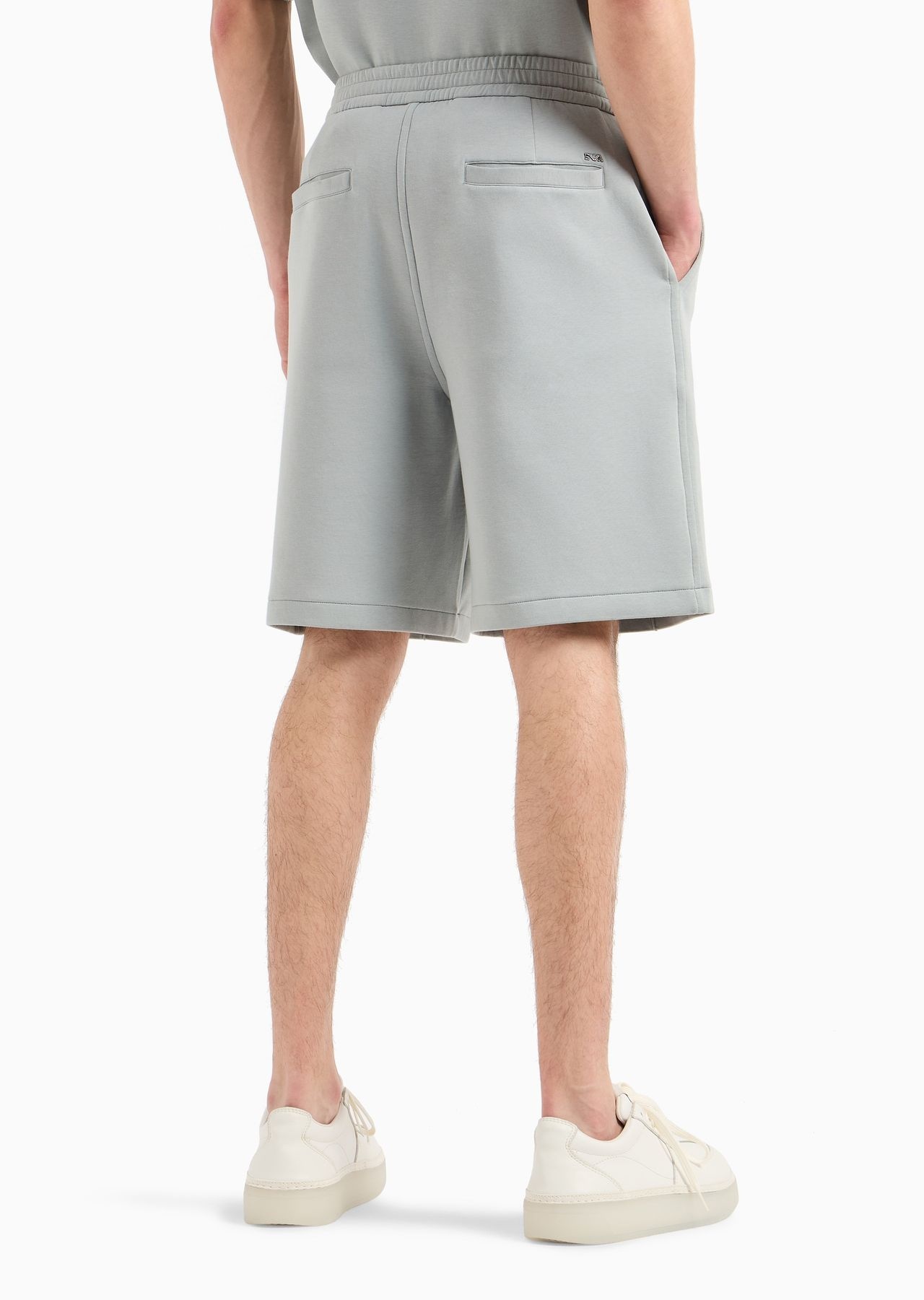 Double-jersey Bermuda shorts with ribs - 3